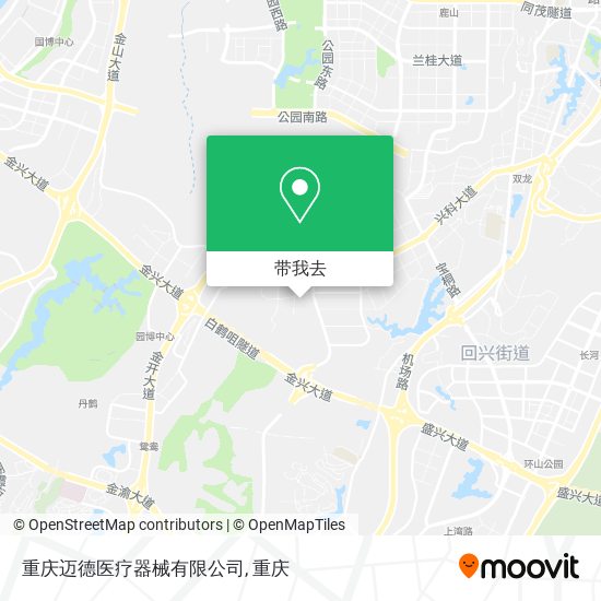 重庆迈德医疗器械有限公司地图