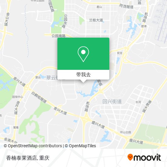 香楠泰莱酒店地图