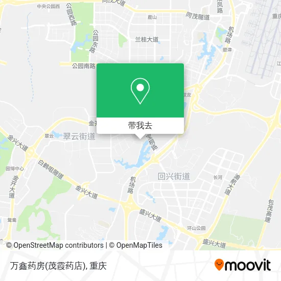 万鑫药房(茂霞药店)地图