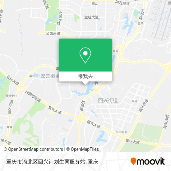 重庆市渝北区回兴计划生育服务站地图
