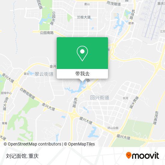 刘记面馆地图
