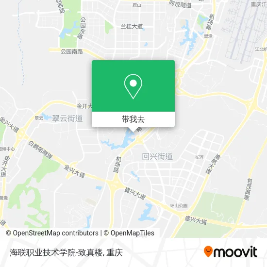 海联职业技术学院-致真楼地图