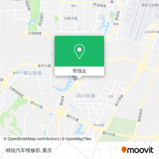 精锐汽车维修部地图