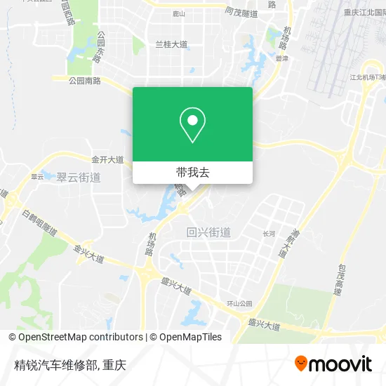 精锐汽车维修部地图
