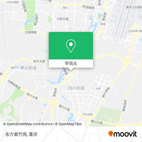 东方紫竹苑地图