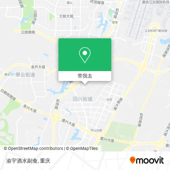 渝宇酒水副食地图