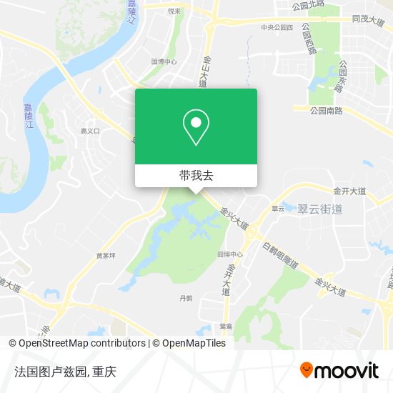 法国图卢兹园地图