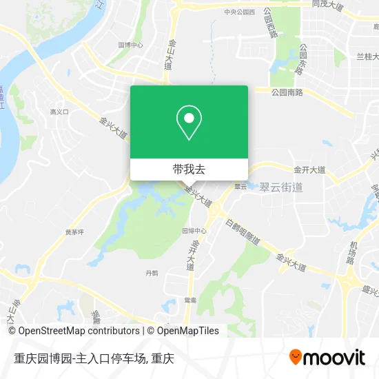 重庆园博园-主入口停车场地图