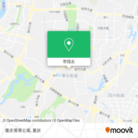 重庆菁菁公寓地图