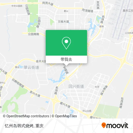 忆州岛韩式烧烤地图