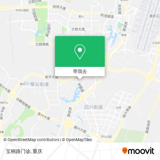 宝桐路门诊地图