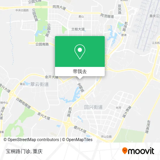 宝桐路门诊地图