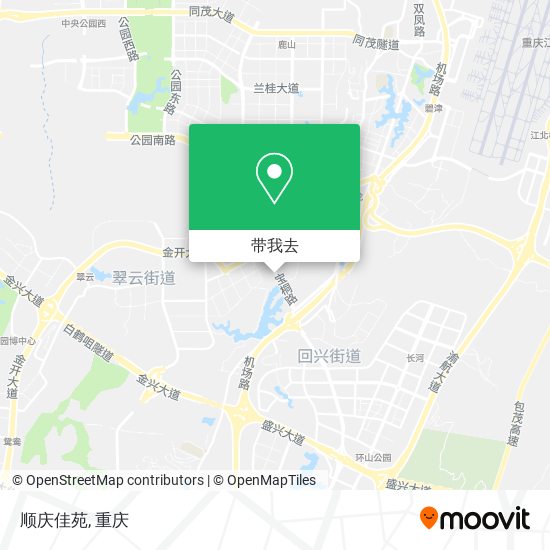 顺庆佳苑地图