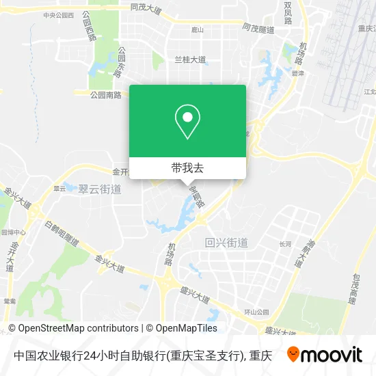 中国农业银行24小时自助银行(重庆宝圣支行)地图
