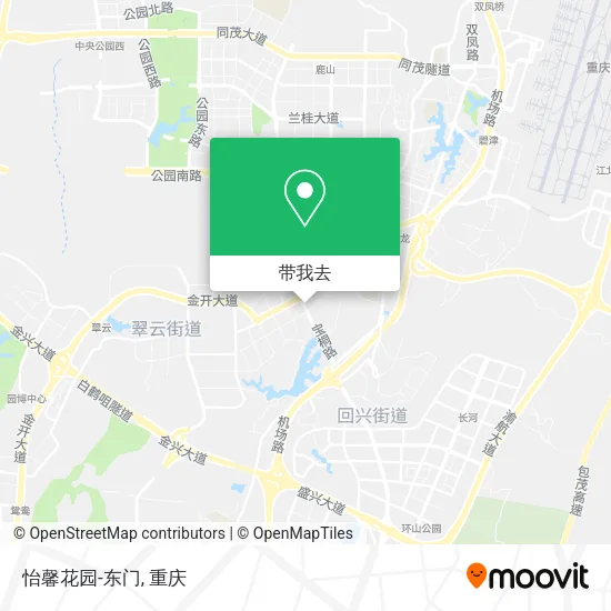 怡馨花园-东门地图