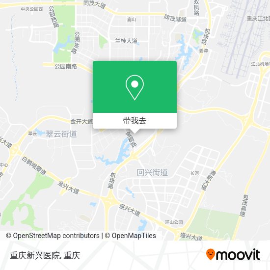 重庆新兴医院地图
