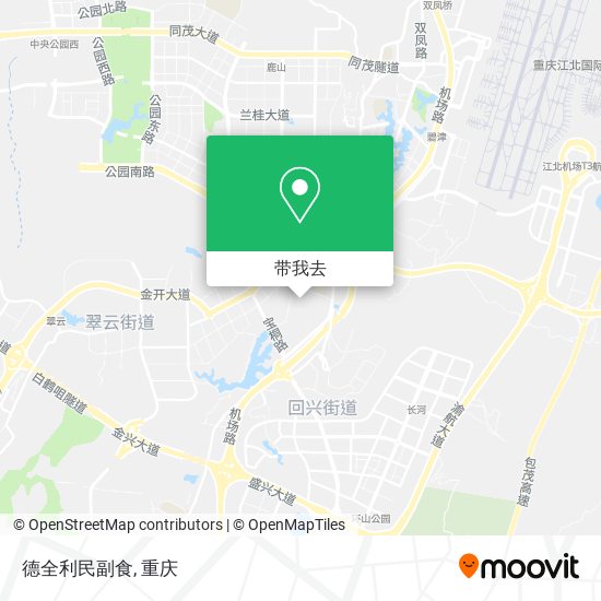 德全利民副食地图