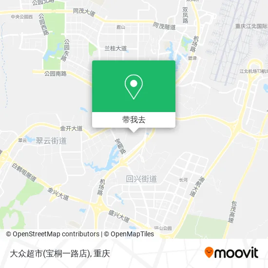 大众超市(宝桐一路店)地图