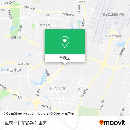 重庆一中寄宿学校地图