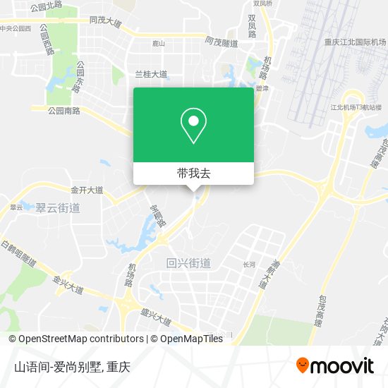 山语间-爱尚别墅地图