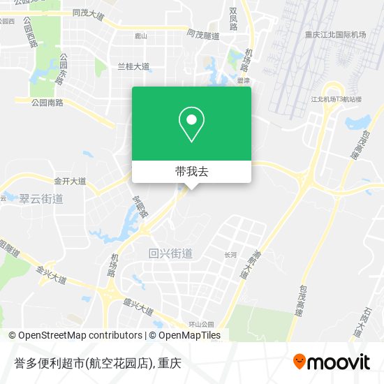 誉多便利超市(航空花园店)地图