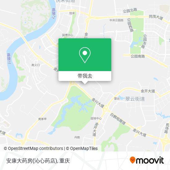 安康大药房(沁心药店)地图