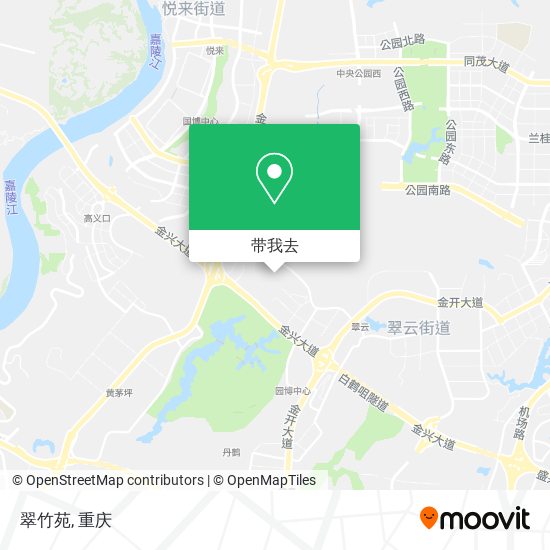 翠竹苑地图