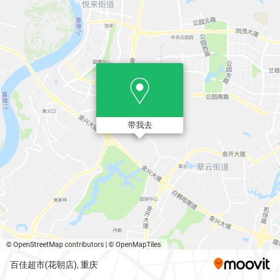 百佳超市(花朝店)地图