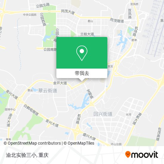 渝北实验三小地图
