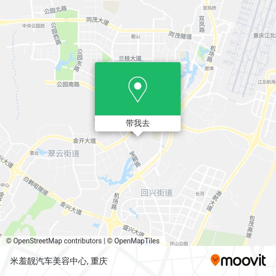 米羞靓汽车美容中心地图