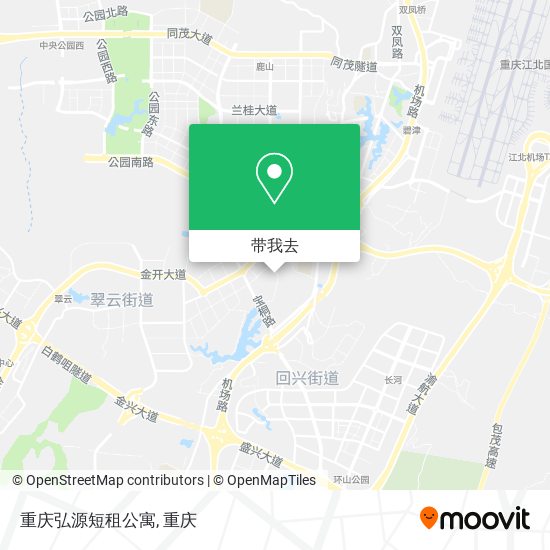 重庆弘源短租公寓地图