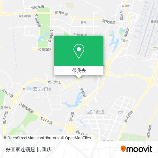 好宜家连锁超市地图