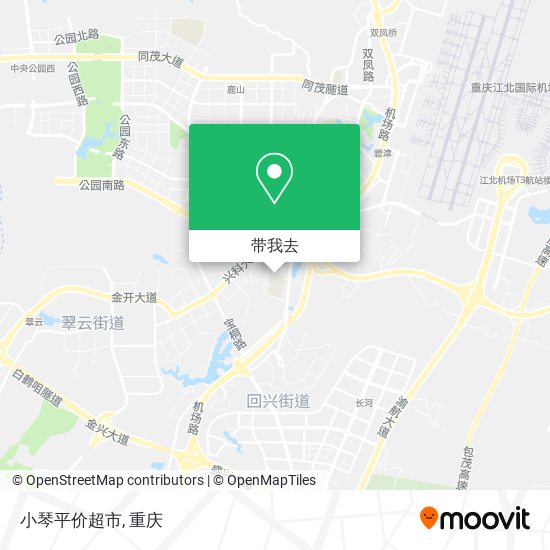 小琴平价超市地图