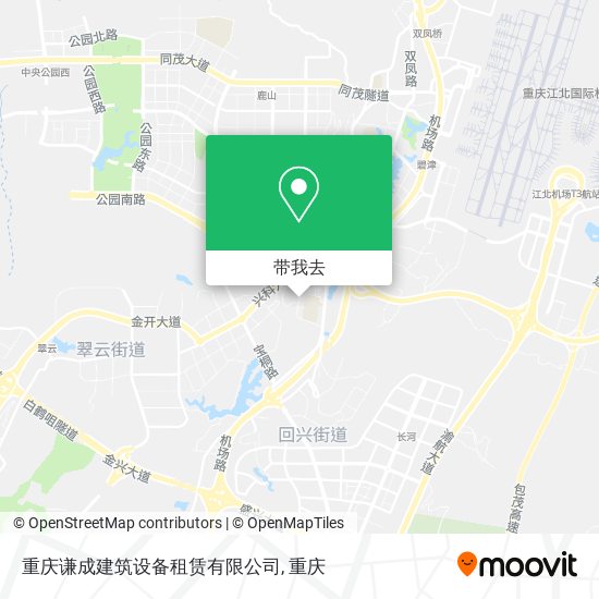 重庆谦成建筑设备租赁有限公司地图