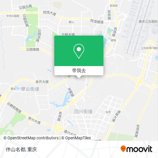 伴山名都地图