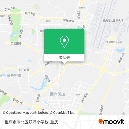 重庆市渝北区双湖小学校地图