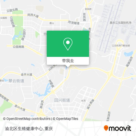 渝北区生殖健康中心地图