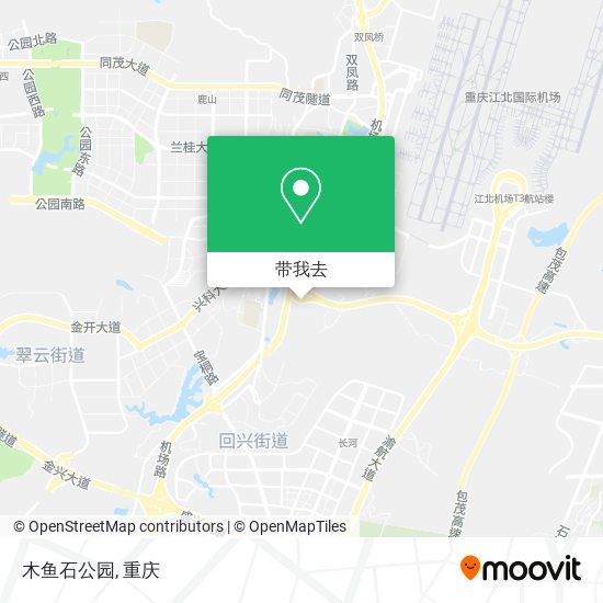 木鱼石公园地图