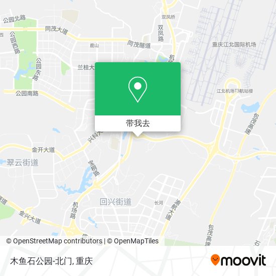 木鱼石公园-北门地图