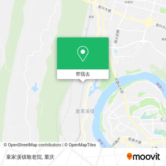 童家溪镇敬老院地图