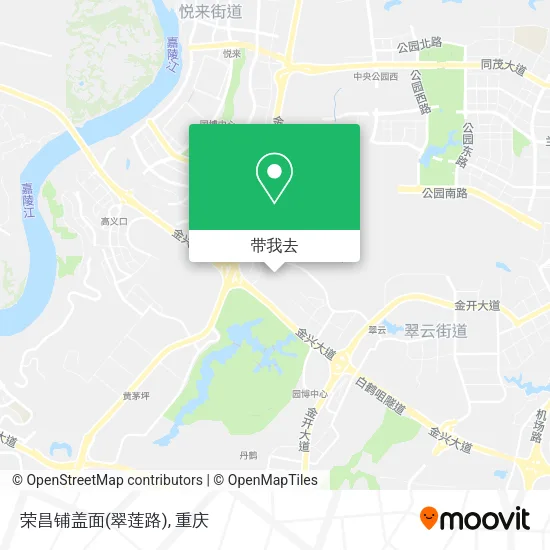 荣昌铺盖面(翠莲路)地图