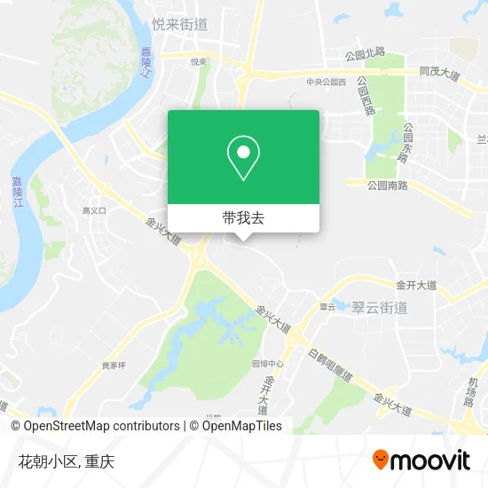 花朝小区地图