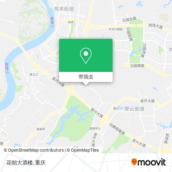 花朝大酒楼地图