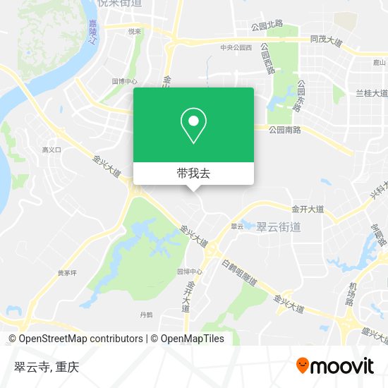 翠云寺地图