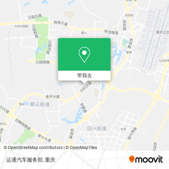 运通汽车服务部地图