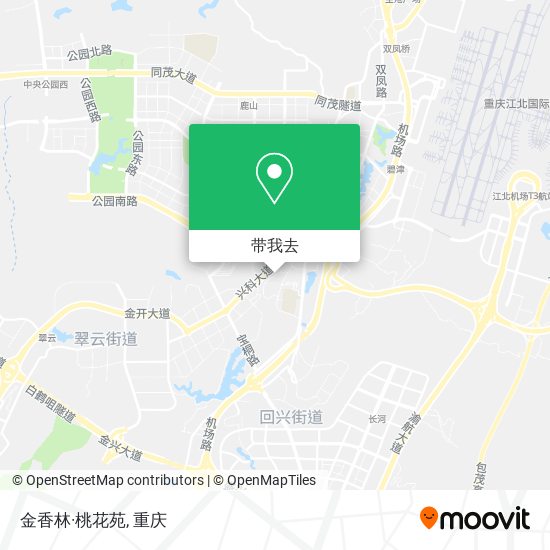 金香林·桃花苑地图