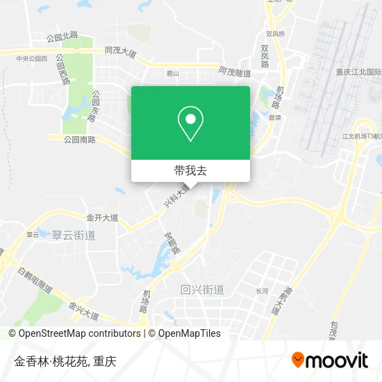 金香林·桃花苑地图
