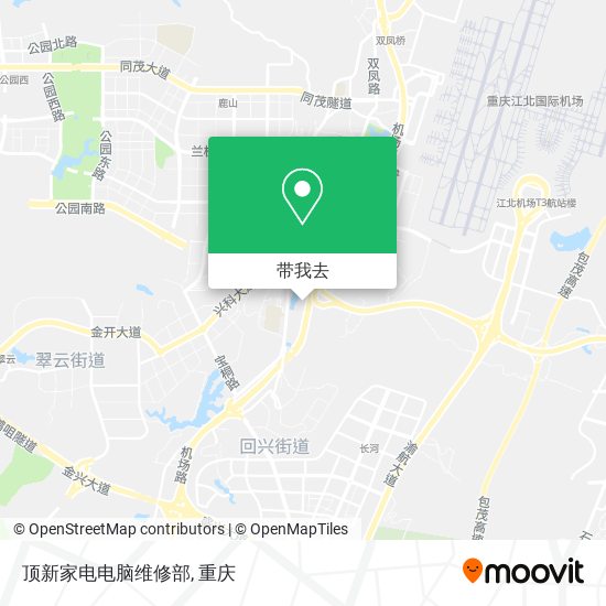 顶新家电电脑维修部地图