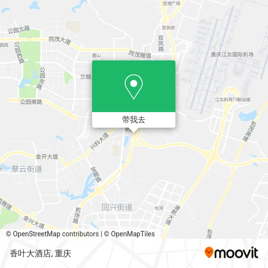 香叶大酒店地图