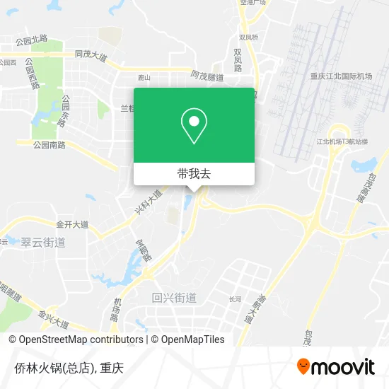侨林火锅(总店)地图